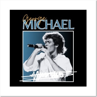 George michael///original retro Posters and Art